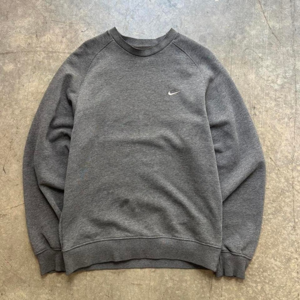 Vintage 00's Nike Silver Tag Micro Swoosh Crewneck Size Medium